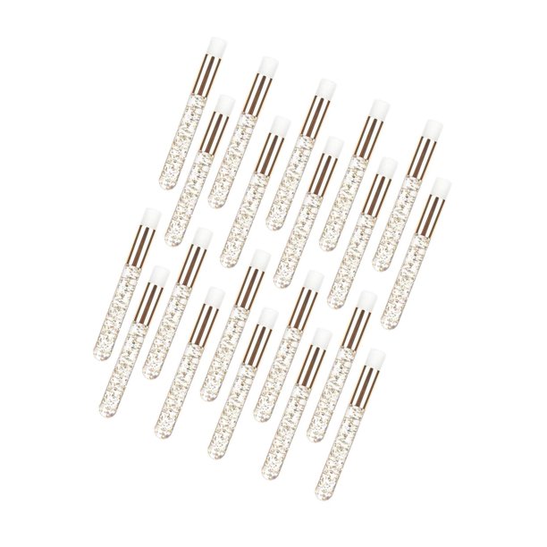 justharion 20 Pieces Lash Shampoo Brushes Cosmetic Lash cleaner Peel
