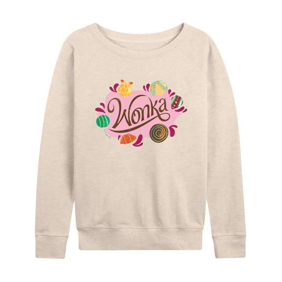 Wonka - Original Candy Logo - Women's Lightweight French Terry Long Sleeve Shirt