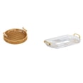 thumbnail image 1 of Cesta De Frutas Tejida, Cuenco Para Aperitivos, Plato Para Pan, Bandeja Para Servir De Escritorio, Almacenamiento De Joyas, Organizador De Tocador Nórdico Rectangular Para Encimera, Comedor,, 1 of 8