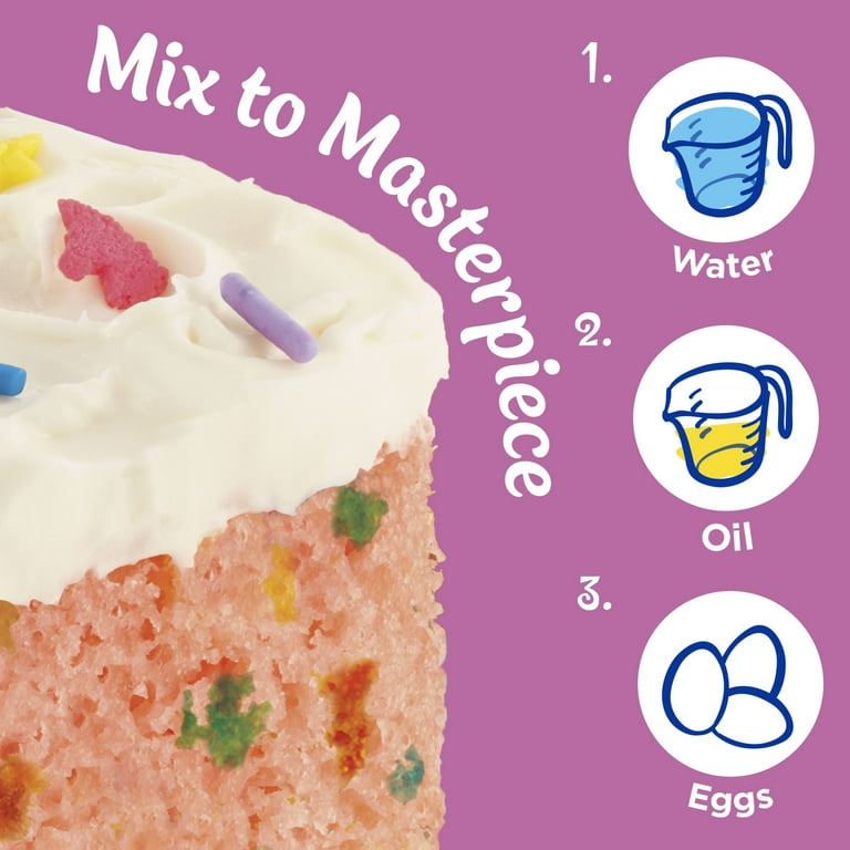 12 pack) Pillsbury Funfetti Strawberry Cake Mix with Candy