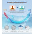 thumbnail image 5 of COOKCOK Pain Relief Cooling Pillow for Neck Support, Adjustable Cervical Pillow Cozy Sleeping, Odorless Ergonomic Contour Memory Foam Pillows, Orthopedic Bed Pillow for Side Back Stomach Sleeper, 5 of 7