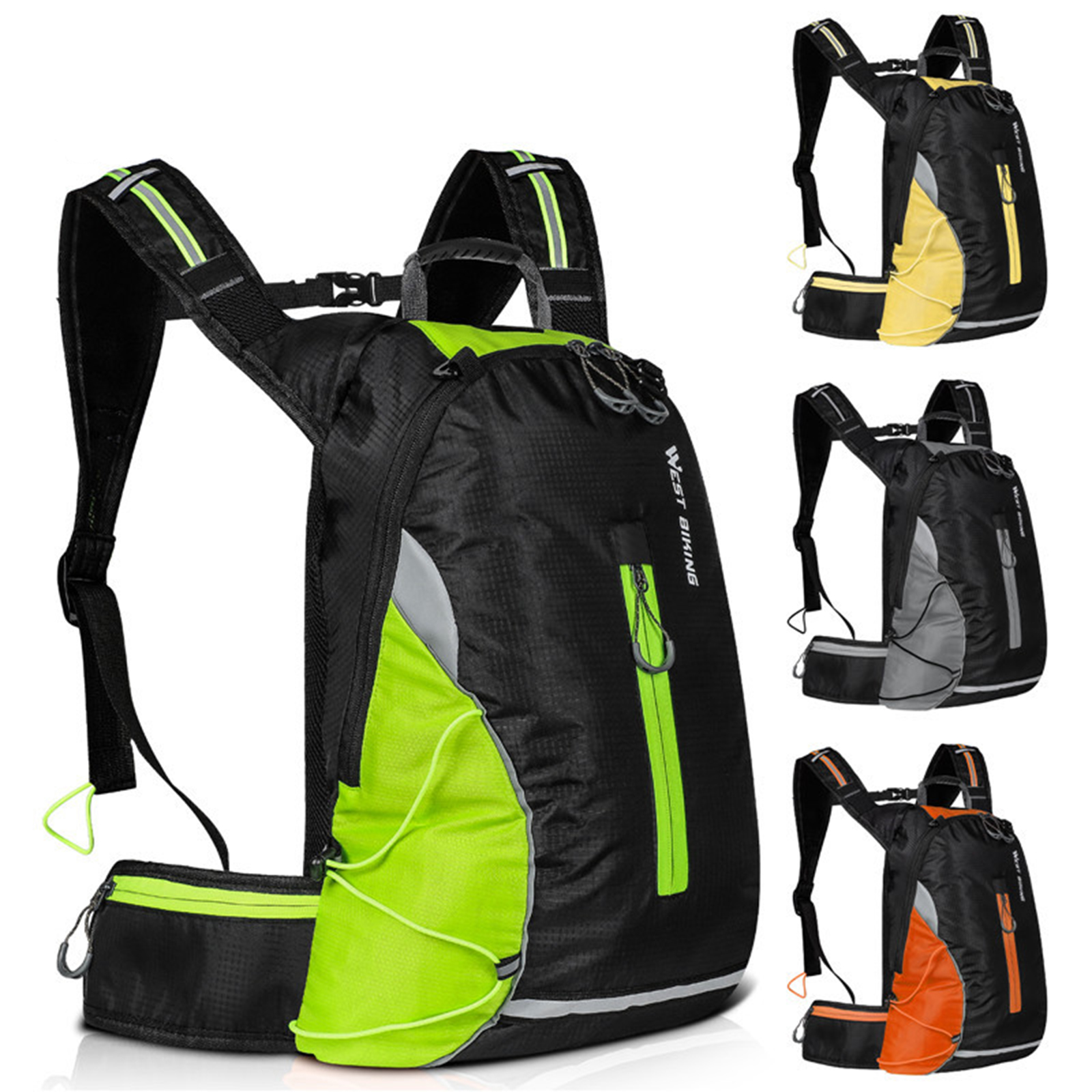 16L Outdoor Hiking Backpack Luggage Waterproof Bag Hiking Travel Multi-Pocket Design Rucksack Comfortable & Breathable Backpack Adjustable Straps - image 1 of 21