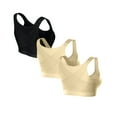 thumbnail image 1 of Sanbonepd forme Science Bra Posture Correcting Women's Front Closure Posture Wireless Back Support Full Coverage Sports Bra Of 2 Wireless Bras for Women, 1 of 7