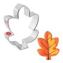 Ann Clark Hawthorn Leaf Cookie Cutter 3.75", Made in USA