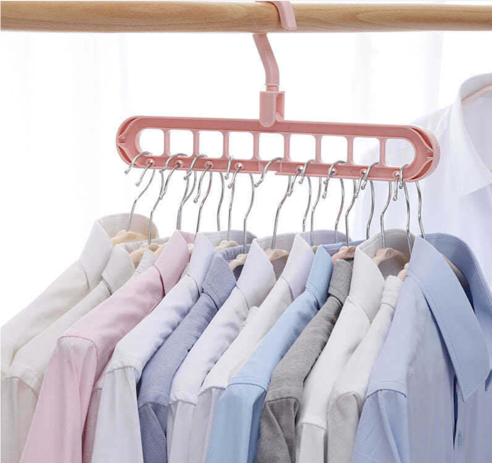 Space Saving Hanger Organizer Standard Non slip Hangers Magic Clothes Hangers