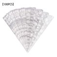 thumbnail image 1 of 100pcs Candy Cone Bag Party Popcorn Ice Cream Cookies Biscuits Storage Plastic Cone Pouch, 1 of 8