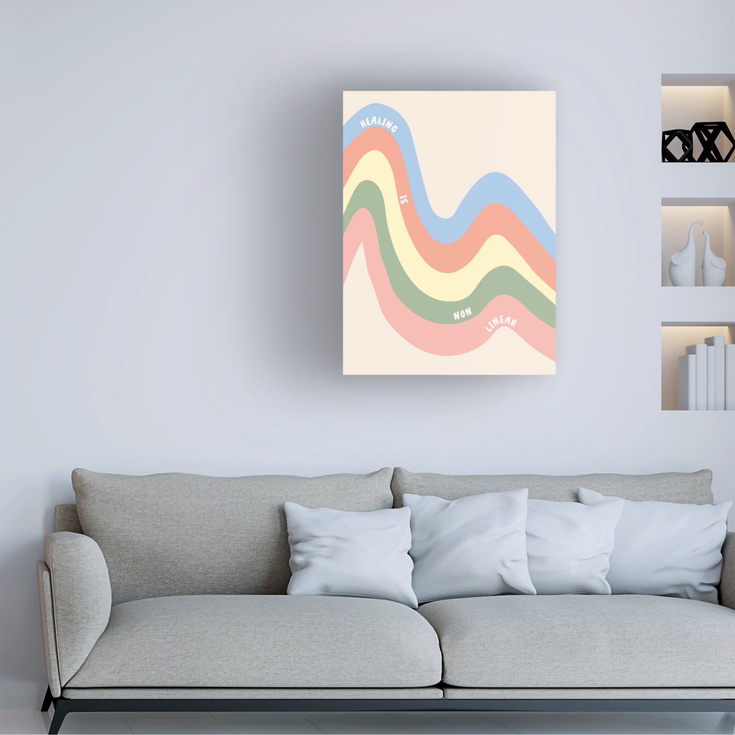 Beth Cai 'Healingisnonlinear' Canvas Art