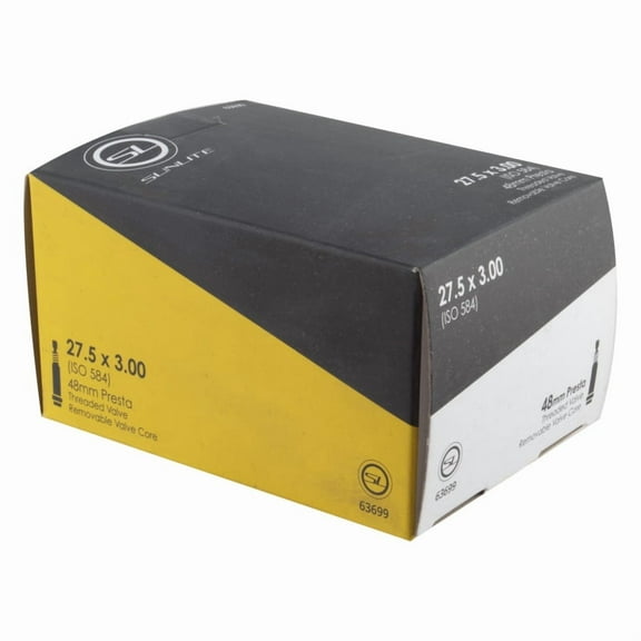 Sunlite Standard Presta Valve Tubes Sunlt 27.5x3.0 Pv48/thrd/rc Ffw81mm