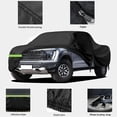 thumbnail image 4 of 420D Heavy Duty Truck Cover Waterproof All Weather, Outdoor Pickup Cover Universal Fit for Regular Cab Short Box Compatible with Chevy C10 S10, Maverick, Ford F100 Ranger (up to 230 inch), 4 of 6