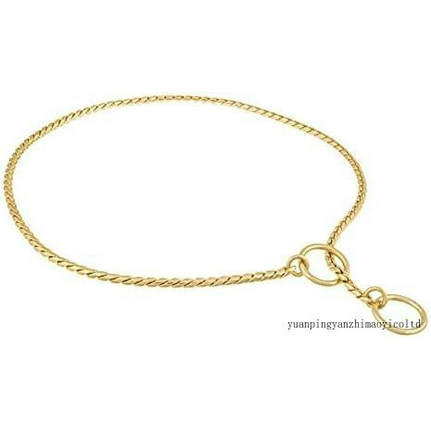 Alvalley Metal Chain Dog Show Collar Pet Slip Collar For Shows Fine