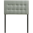 thumbnail image 5 of Modway Emily Tufted Button Headboard, Twin, Gray, 5 of 6