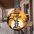 thumbnail image 3 of Trick or Treat Basset Hound Needs Candy Happy Halloween Night Round Wood Sign Bassets Dog Breed Lovers Gifts Idea Hanging Wall Home Decor - 02020, 3 of 5