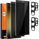 thumbnail image 1 of [Paquete de 3+1] para Google Pixel 7 Pro Protector de pantalla, vidrio templado 9H, compatible con huellas dactilares ultrasónicas, curvado 3D, HD transparente resistente a los arañazos para Google Pi, 1 of 4