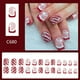 thumbnail image 1 of Fiudx Uñas Navideñas, Elegantes Uñas Acrílicas Abs a Presión, Ideales para Principiantes, Ideales para Fiestas y Bodas, Regalo para Mujeres, Incluye Adhesivos., 1 of 7