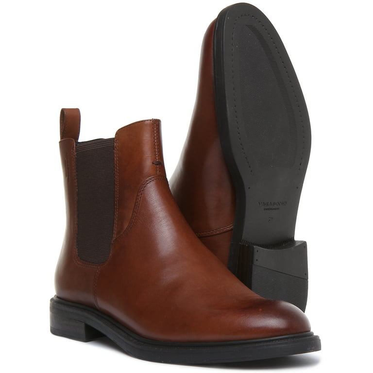 som resultat Brandmand Vælge Vagabond Amina Women's Low Heel Leather Chelsea Boots In Cognac Size 6 -  Walmart.com