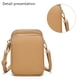 thumbnail image 3 of Bolsos bandolera pequeños para mujer, carteras de hombro para teléfono móvil, carteras de diseñador con cremallera, 3 of 5