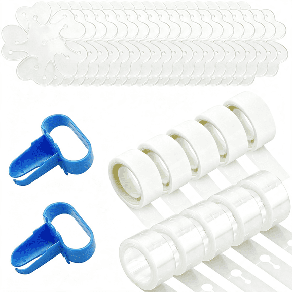 BESTSKY Balloon Arch Garland Kit,300Pcs Glue Points Dots,2Pcs Tying Tool,20Pcs Flower Clips,3 Rolls Tape Strips for Birthday Wedding Party Graduation Decoration