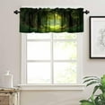 thumbnail image 5 of Fantasy Nature Valances Curtains,Forest Tree Magic Dreamland Fairy Landscape Drapes Valance for Kitchen Bedroom Living Room,54x18 in, 5 of 6