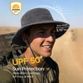 thumbnail image 6 of Certgust Sun Hat for Women Under $10 Sun Hat for Women Casual Hunting Jungle Outdoor Fishing Large Head Size Sun Hat Bucket Hats for Woman Dark Gray, 6 of 9