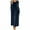 Navy, variant on Cavosen Velvet Dresses for Women Crew Neck Long Sleeve Maxi Evening Gowns with Pocket Cocktail Elegant Dress