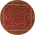 thumbnail image 1 of Ahgly Company Indoor Round Persian Orange Traditional Area Rugs, 7' Round, 1 of 1