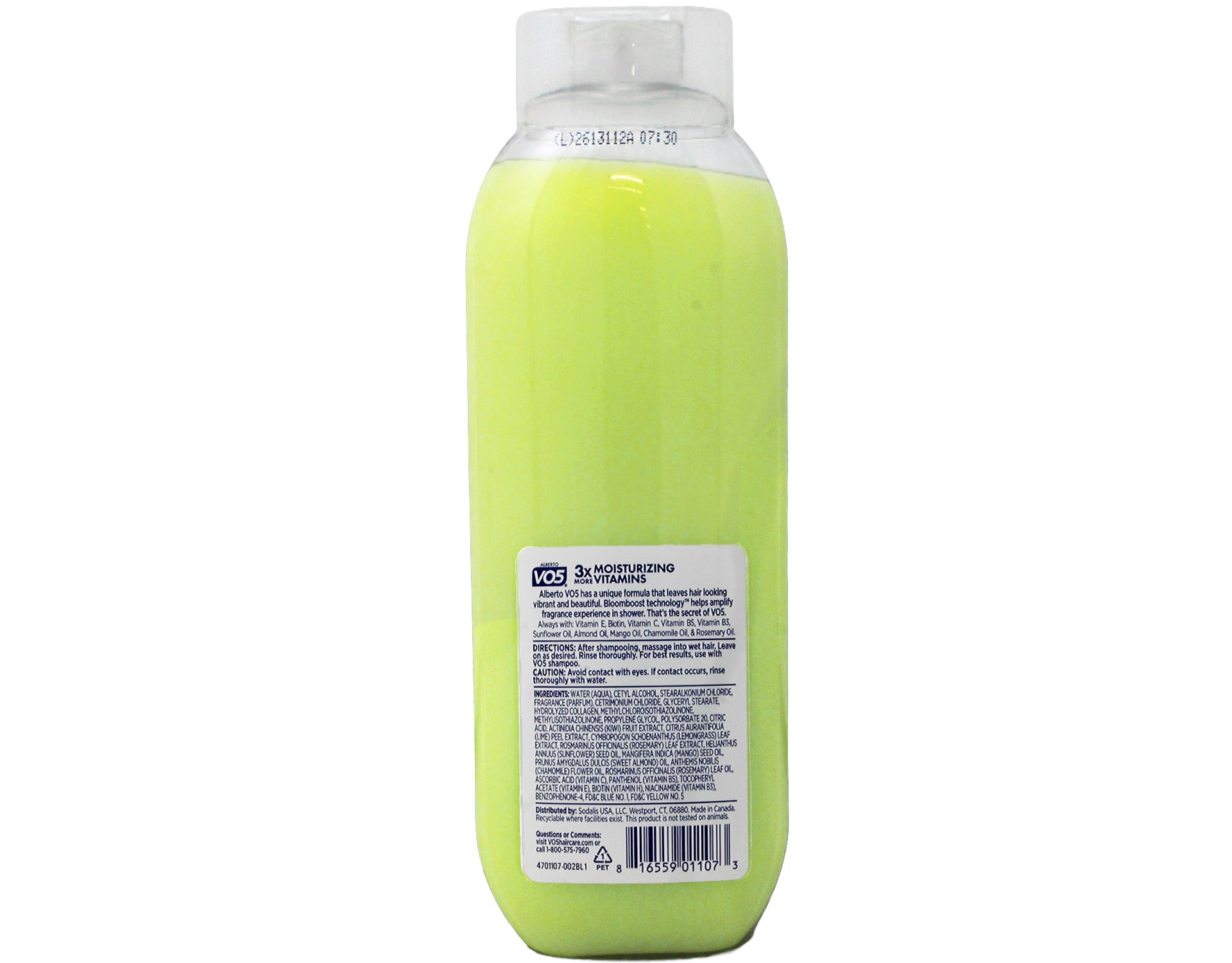 (4 pack) Alberto VO5 Kiwi Lime Clarifying & Nourishing Daily Hair Conditioner with Vitamin E & C, 15 fl oz