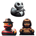thumbnail image 1 of Accesorios Del Coche Ornamento La Resina Pato Personaje Película Terror Halloween (D), 1 of 9