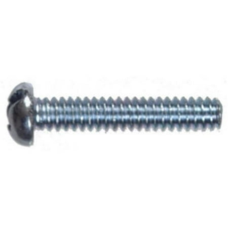 

90260 10-24 x 2.5 in. Slotted Round Head Machine Screw Pack 100