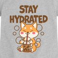 thumbnail image 2 of Instant Message - Stay Hydrated Shiba Inu - Youth Girls Fitted Short Sleeve T-Shirt, 2 of 5