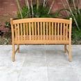 thumbnail image 4 of International Home Miami Amazonia Teak Newcastle Outdoor Bench, 4 of 6