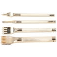 thumbnail image 1 of Leather Punch Chisel,4PCS Leather Punch Tool Leather Craft Leather Prong Chisel Smooth Operation, 1 of 14