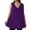 Violet, variante sur Ixbnca Camisoles Grande Taille pour Femmes Col en V Sans Manches Longues Chemises Femmes Décontractées Amples Fluides Blouses