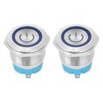 thumbnail image 1 of Interruptor de Botón ANGGREK 4 Pines Redondo Compacto IP65 22mm 2 Uds, 1 of 8