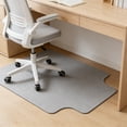 thumbnail image 4 of EGNMCR Bathroom Rugs Office Chair Mat For Hardwood Floor Under Desk Computer Rolling Chair Mat For Wood Tile Floor Non Slide Heavy Duty Desk Rug Polyester Hard Floor Protector Polyester floor mats, 4 of 6