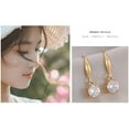 thumbnail image 4 of Pendientes de diamantes de imitación Minnieouse 1 par cristal verde, 4 of 6