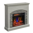 thumbnail image 4 of duraflame® Wall Mantel Electric Fireplace, Fairfax Oak, 4 of 11