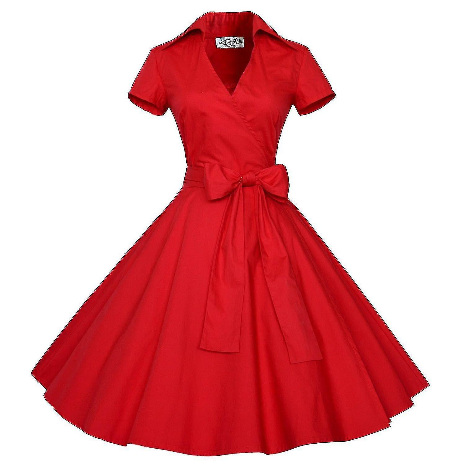 50s style dresses with sleeves 2025