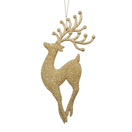 7 quot seasons of elegance gold glitter bouncing reindeer 7 quot seasons of elegance gold glitter bouncing reindeer