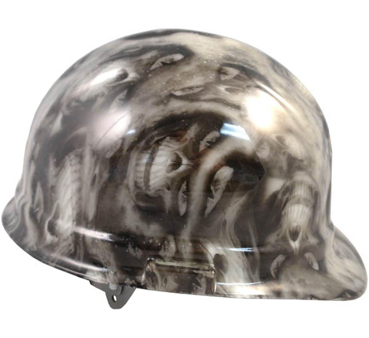 Hades Hydro Dipped GLOW IN THE DARK Hard Hats Cap Style with Ratchet Suspensions