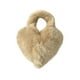 thumbnail image 3 of Bolso de peluche para mujer, accesorio fotográfico, regalo cómodo, bolso de hombro elegante para otoño Bolso corto color caqui, 3 of 9