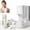 1set, variant on Hot Face Towel Heater Machine Smart Hot Face Towel Dispenser 5-Second Rapid Heating Automatic Heating & Dispensing 55°C(131°F) Constant Temp 20 Compressed Towels for Facials Spa Cleaning(60pcs Towel)