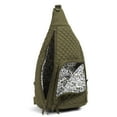 thumbnail image 3 of Vera Bradley Women's Cotton Sling Backpack Climbing Ivy Green, 3 of 5