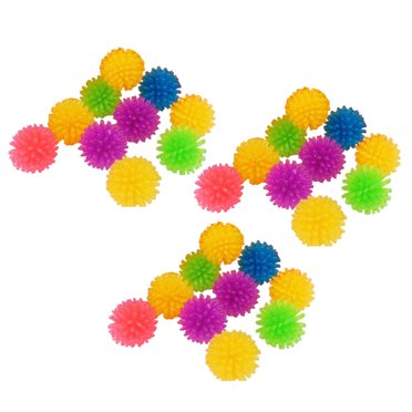 Balle pour Chat en Caoutchouc Interactive 30 Pcs Jouet Anti-Morsure pour Chaton Jouet de Chasse