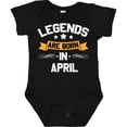 thumbnail image 3 of Inktastic Legends Are Born in April Boys or Girls Baby Bodysuit, 3 of 5