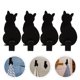 thumbnail image 3 of PTOOTP 8 ganchos adhesivos creativos con forma de gato, de acero inoxidable, sin clavos, para colgar toallas, abrigos y decorar la pared (gris), 3 of 7