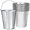 Silver Bucket and 15-pack Liners, variant on Drip Bucket and 15-Pack Disposable Foil Liners for Oklahoma Joe's, Traeger, Pit-Boss, Z Grill, Camp Chef, Grill Grease Liner Fits Most Offset Smoker, Rec Tec Pellet Grill Bucket, Black