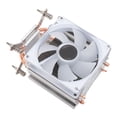 thumbnail image 1 of Ventiladores De Refrigeración De CPU De Computadora, Enfriador De Aire De CPU De 90 Mm, Ventilador único 48 CFM, 2 Tubos De Calor, Interfaz De 3 Pines Para 775 1150 1151, 1 of 7