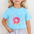 thumbnail image 2 of Tunique Chat et Enfants Imprimé Mignon Manches Courtes Col Rond T-Shirt, 2 of 4