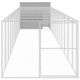 thumbnail image 3 of vidaXL Dog House with Run Anthracite 84.3"x260.2"x71.3" Galvanized Steel, 3 of 8