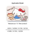 thumbnail image 5 of Hello kitty MacBook pro 13" case A2338 A2251 A2289 A2159 A1989 A1708 A1706 plastic hardshell case, 5 of 5